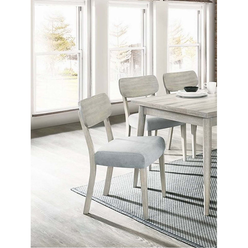 Dining Chairs Solid Rubber Wood Dining Room