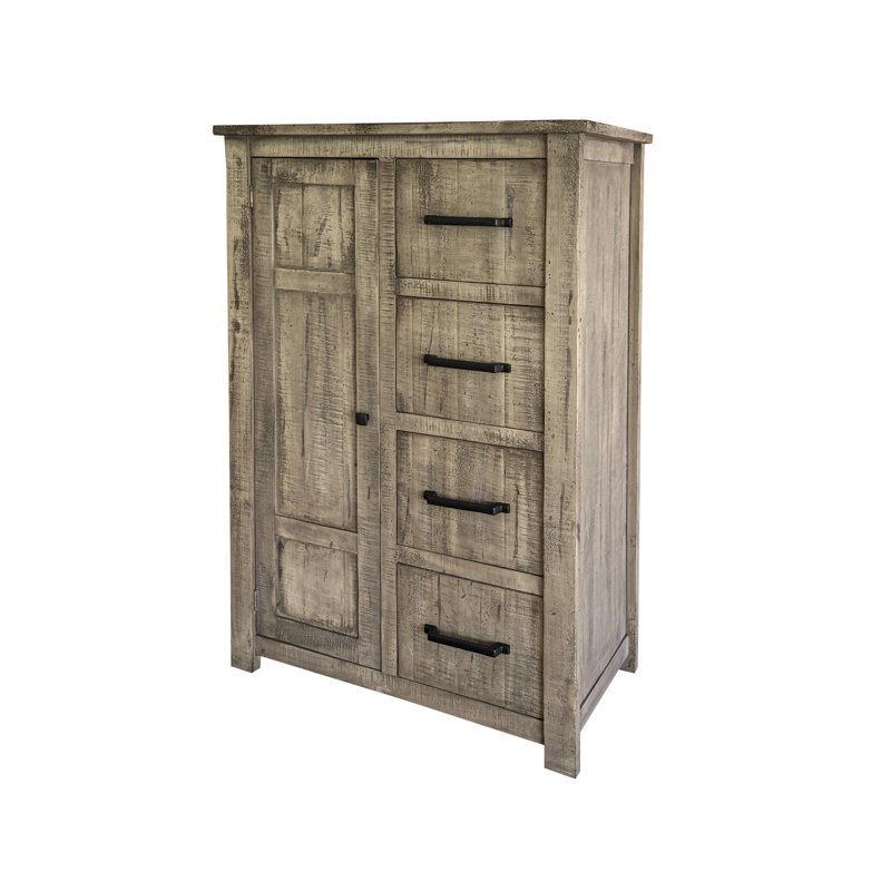 Commode 4 tiroirs 1 porte Cozumel