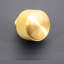 Round Cabinet Knob with Knurled Edge