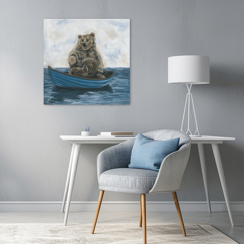 Ours fantaisiste contemporain, H 24 po x l 24 po