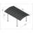 Palram - Canopia Atlas 5000 10 ft W x 16 ft D Galvanized Steel Polycarbonate Carport Canopy Gray/Bronze