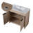 Alkes 35.86 " W Freestanding Standard Free Standing 1 Single Vanity Bathroom Vanity With Ceramic Top