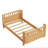 Wood Platform Bed for Kids with Safety Rails and Low Profile Design, Ideal for Boys and Girls-1737285023-1737285088