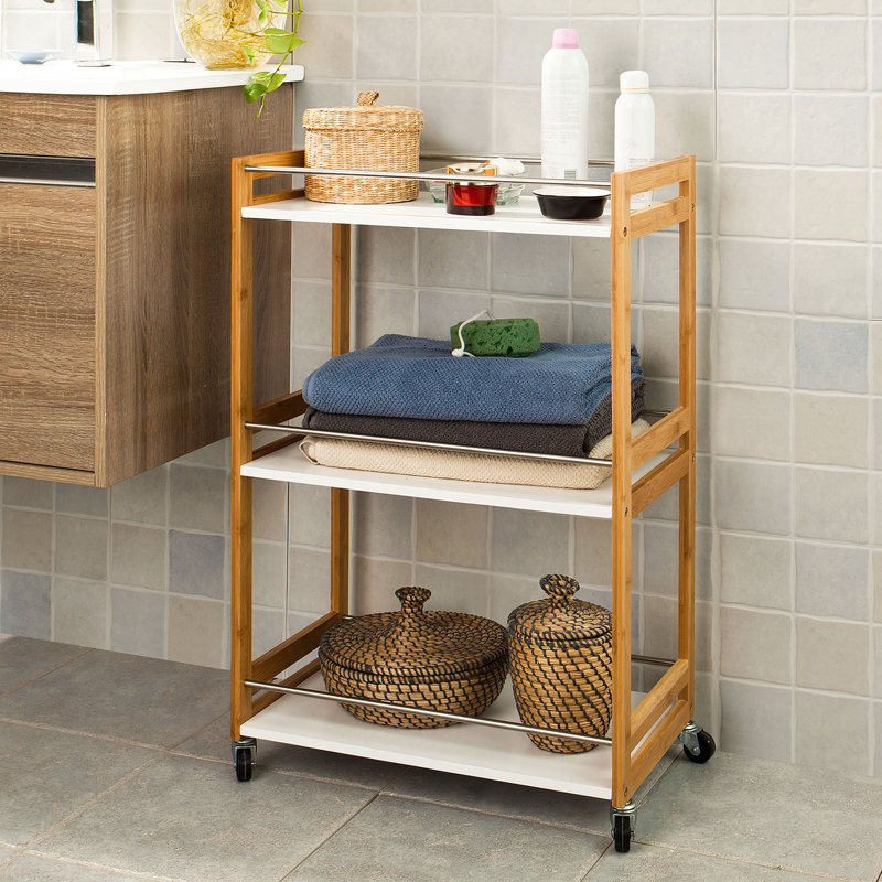 Kaan Solid Wood Bar Cart