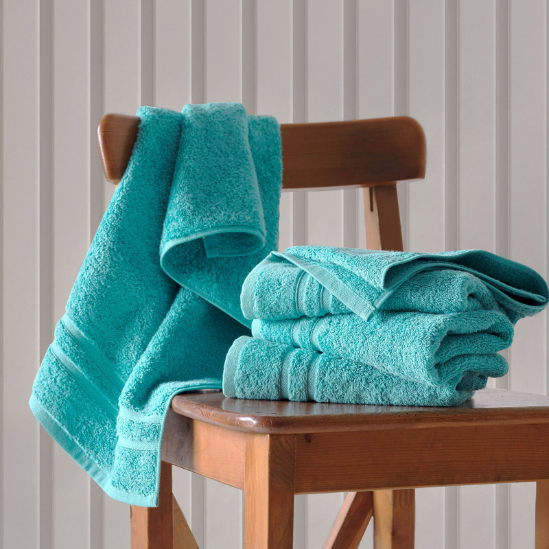 Varley - Hand Towels 100% Turkish Cotton Premium Quality Soft and Absorbent Small Towels for Bathroom, Green