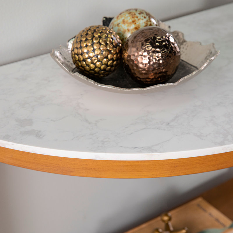 Chandlen Demilune Console Table