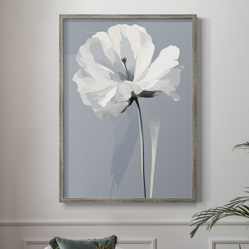 Reproduction encadrée FLORAL Series CDXLI - bois massif, H 11 po x l 9 po