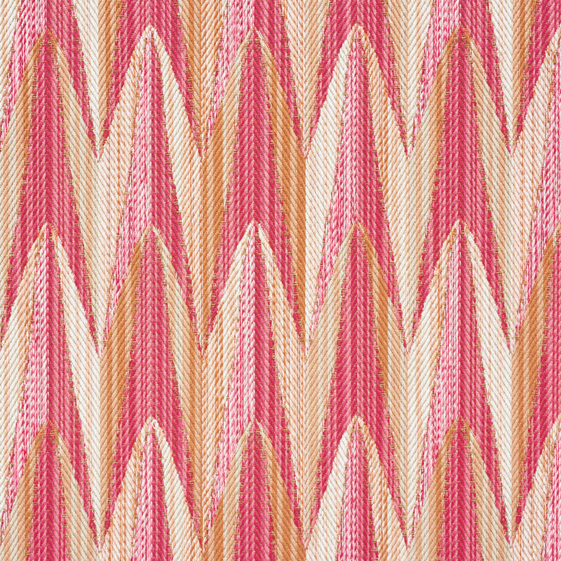 Verdant Indoor/Outdoor Fabric, Pink/Orange
