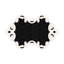 Tapis noir / blanc tissé à la machine Eicher-2008926313