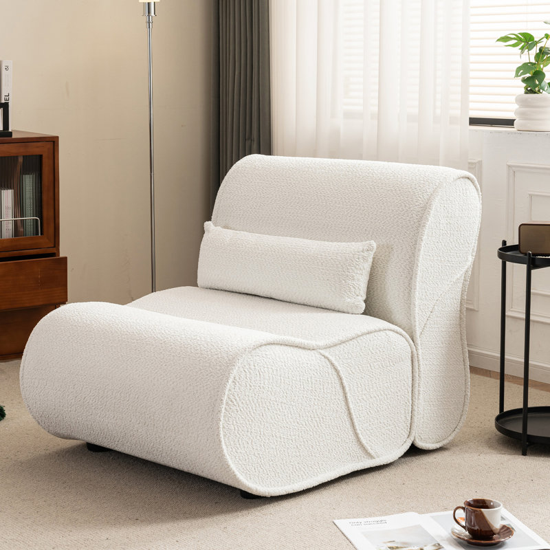 Méridienne Chever, Tissu beige