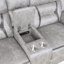 Causeuse-fauteuil rembourrée taupe Brazelton-1179131647