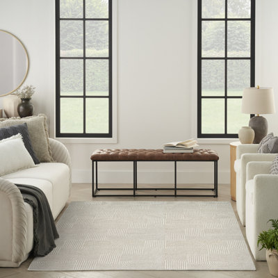 Coedy Beige Ivory Modern Indoor Rug