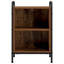 40 cm W Galvanised Steel Bedside Table-1768351928