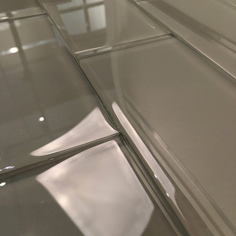 Genoa 3" x 6" Glass Subway Wall Tile, Dawn