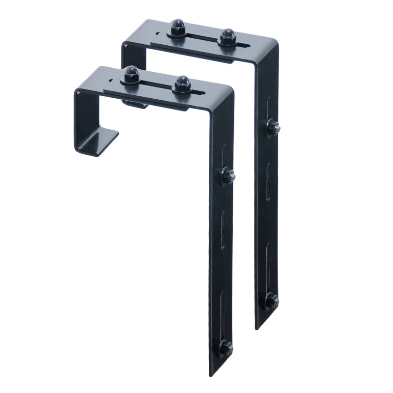 Paquet de 2 supports de rail réglables Cheridy