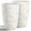 19.5" Resin Tall Pot Planters for Outdoor Plants, Heavy-Duty Large Flower Pots, Weather-Resistant