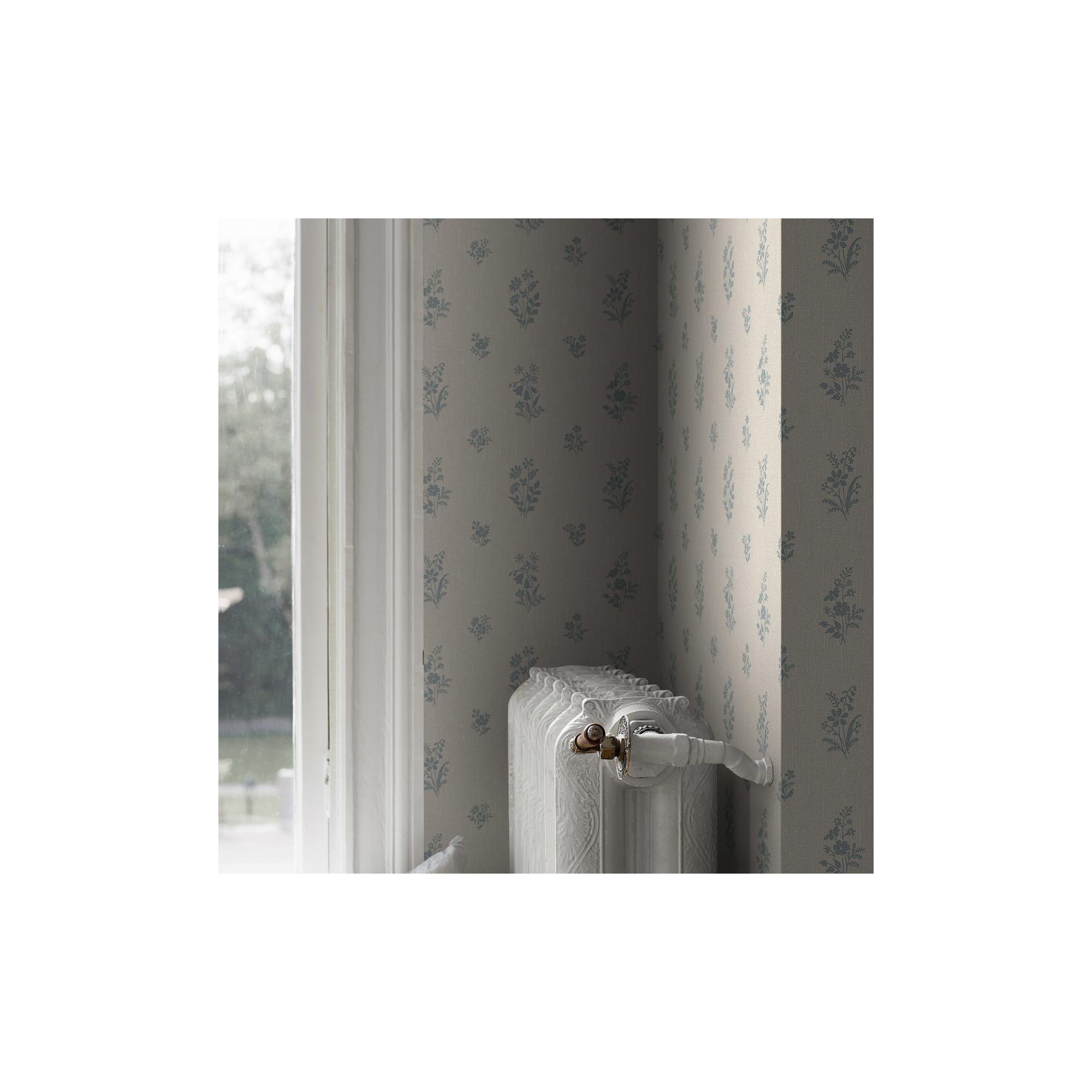 Boråstapeter Petit Fleurs Wallpaper, Blue