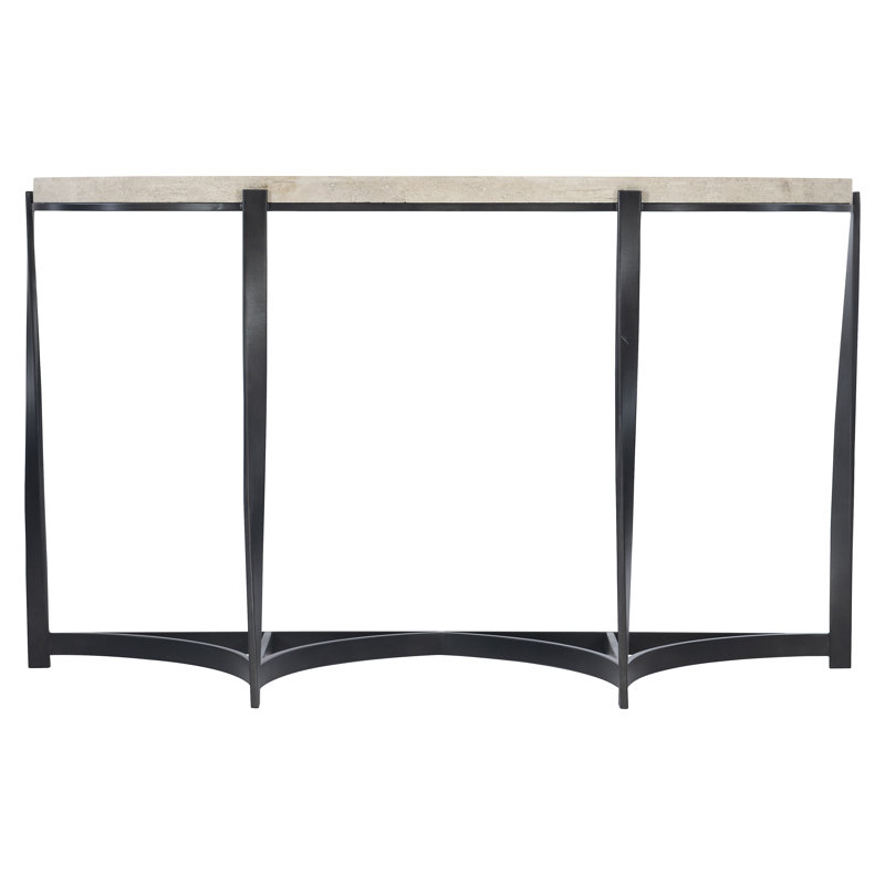 Berkshire 54'' Beige Stone Top Console Table