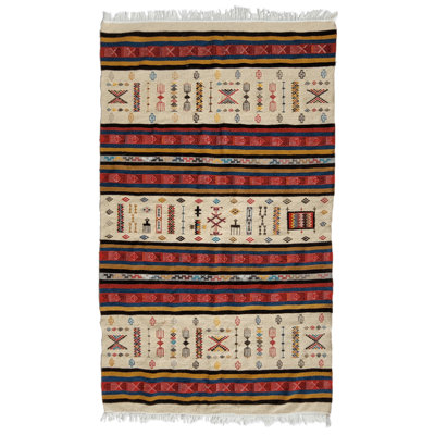 Lamborn Southwestern Hand Woven 134cm X 228cm Area Rug