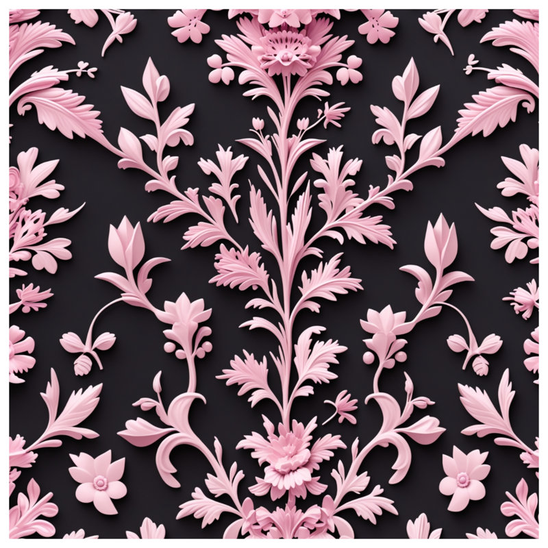 Housses de couette à motif floral rose, Queen