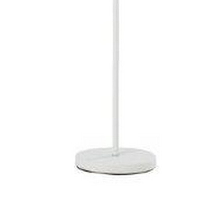 Lampe sur pied arquée 48 po Alaric, Blanc