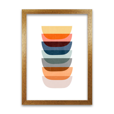 Abstract Mid Century Art C - Print