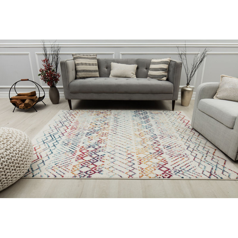 Tapis Ildiko Knox Tribal Prismatic Delight, Rectangle 8 pi 3 po x 10 pi