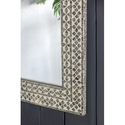 Capiz Shell Handmade Accent Wall Mirror