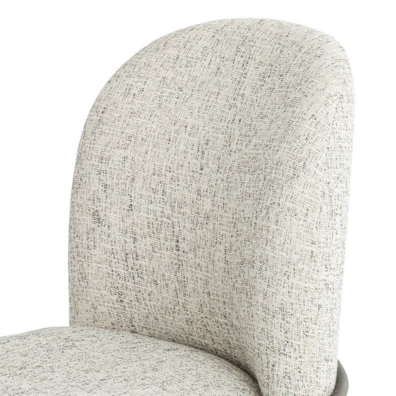 Astrud Upholstered Dining Chair, White Performance