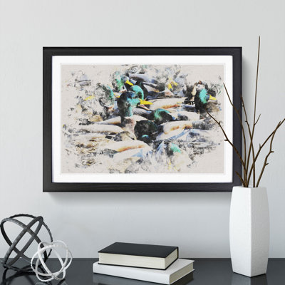 Mallard Ducks - Picture Frame Graphic Art