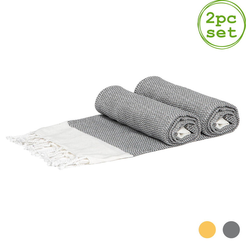 100% Cotton Ultra Light Bath Towel, Grey