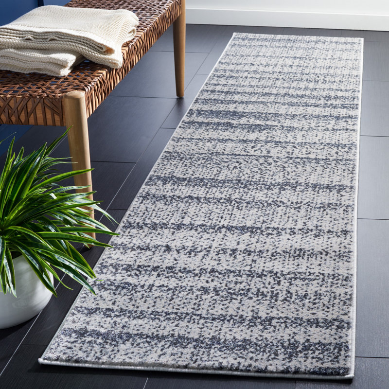Carnegie Performance Striped Rug, Runner 2'3" x 8'