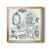 Toile encadrée dorée