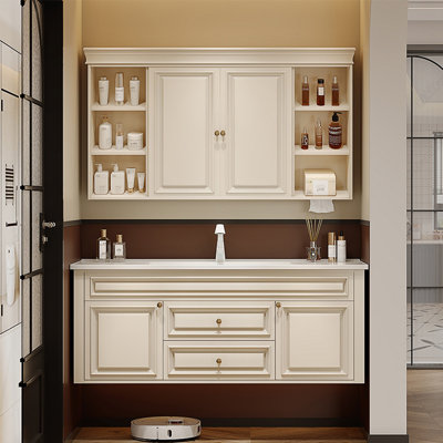 American retro-style bathroom cabinet wall cabinet