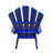 Outdoor Or Indoor Wood Children Adirondack Chair,Blue-764168034