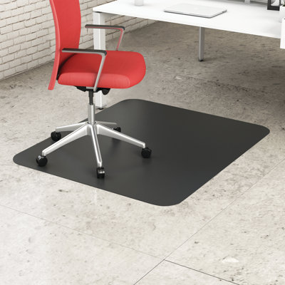 Rectangle Chair Mat with Straight Cut Edge for Firm Surfaces
