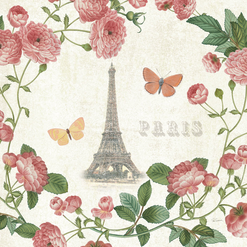 Paris Arbor V by Sue Schlabach - Wrapped Canvas Print, 91cm H x 91cm W x 3.8cm D