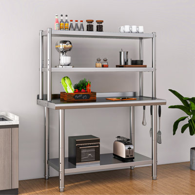 Stainless Steel Height -Adjustable Add-On Unit