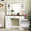 Bureau de meuble-lavabo 41,5 po avec miroir et prises de courant