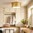 2-Light Star Cutout Flush Mount Ceiling Light