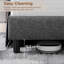 Size Modern Upholstered Bed Frame with Adjustable Square Tufted Headboard-125812896-99170190