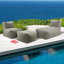 Pouf extérieur - Bois flotté et sable-1589784607