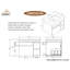 Ensemble de meuble-lavabo mural simple 30 po-50806871