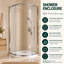 Feora Semi-Frameless Shower Enclosure-36903723