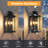 Outdoor Wall Light With Durable Metal & Clear Glass For E12 Bulb-1137266857