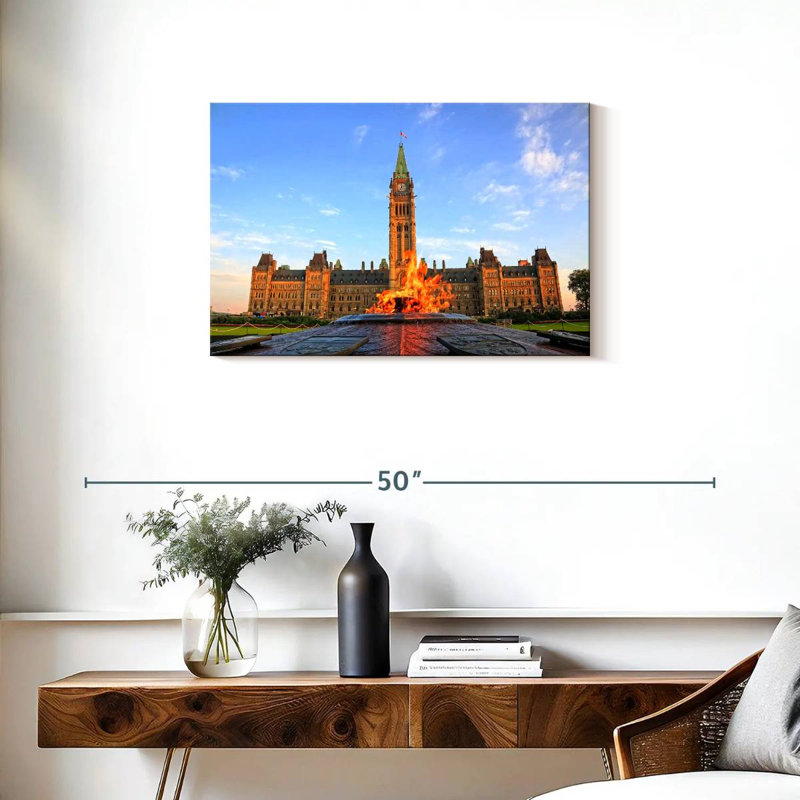 Centennial Flame, 20" H x 30" W