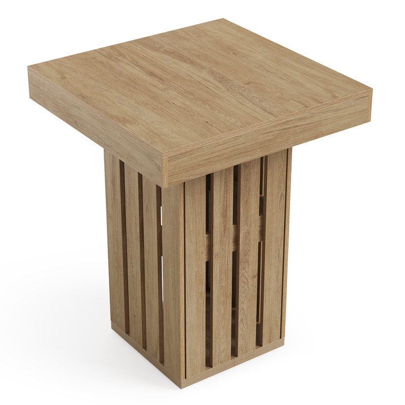 39.37" H Square Pub Height Dining Table