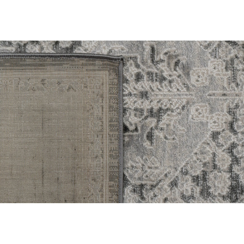 Clarissa 5.3X7 19900-190 IVORY/GREY, Rectangle 5'2" x 7'