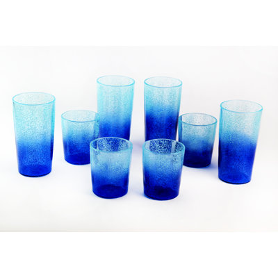 Bubble Ombre Drinkware 8pc Set