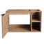 Meuble-lavabo de salle de bain 30 po, porte à fermeture douce, couleur chêne imitation, look moderne, armoire 1 porte, 2 tablettes, contreplaqué, chêne, moderne, armoire